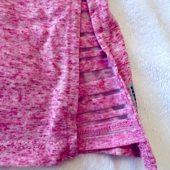 RBX Plus Double Layer with sheer racer back Workout shirt - Picture 6 of 9